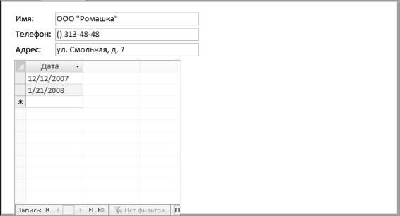 Microsoft Access 2007