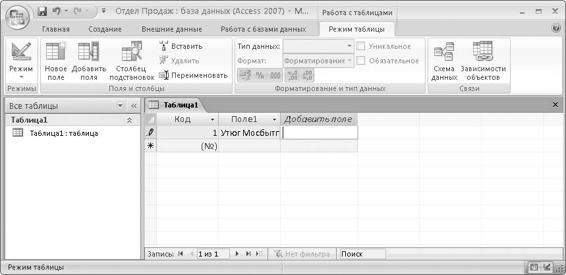 Microsoft Access 2007