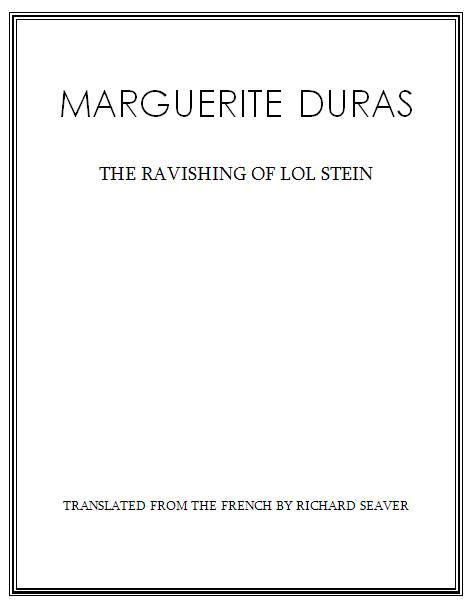 The Ravishing of Lol Stein