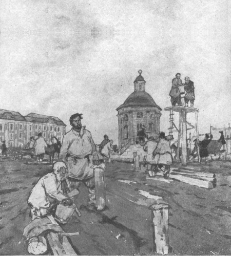 Археологические раскопки в Ленинграде