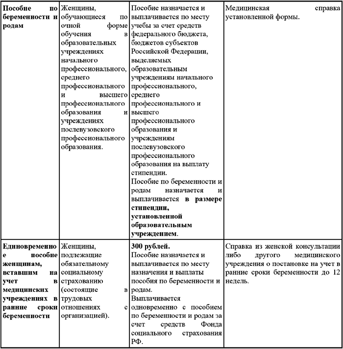 Пособия на детей в 2008-2009 гг. Порядок оформления, учета и выплаты