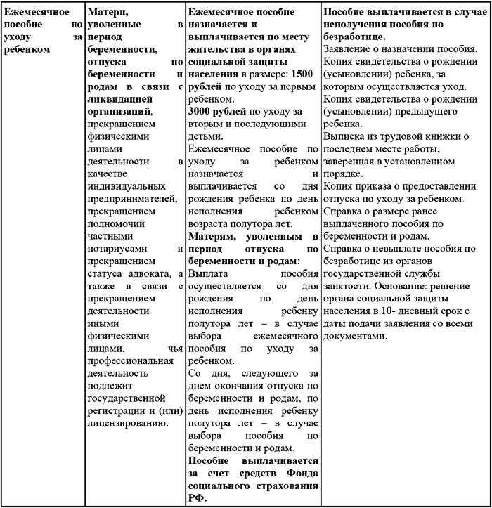 Пособия на детей в 2008-2009 гг. Порядок оформления, учета и выплаты