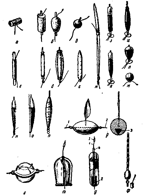 Рыболовные любительские снасти
