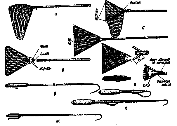 Рыболовные любительские снасти