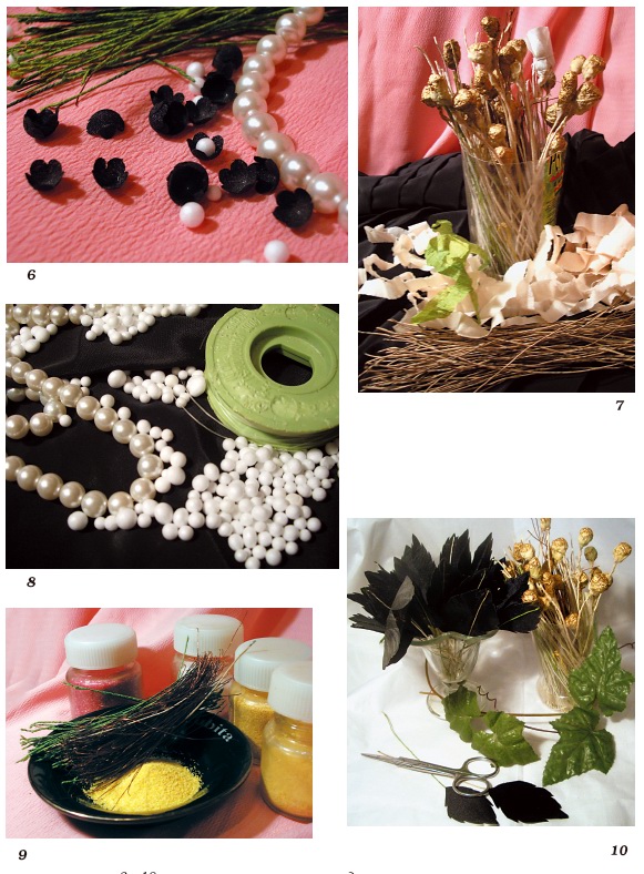 Декоративные цветы из ткани, бумаги, кожи: Практическое руководство