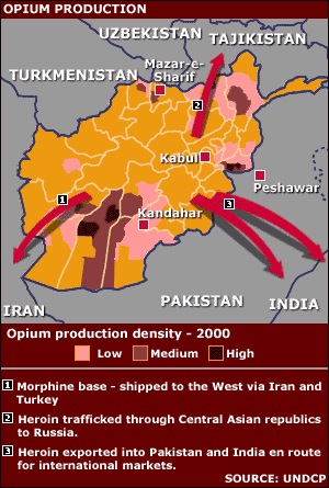 История афганской наркоэкспансии 1990-х